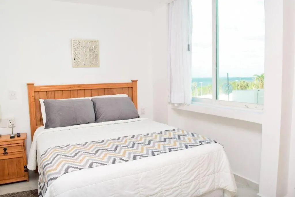 Apartament Estudio 2A Sobre La Playa, Piscina, Gimnasio, Excelente Opcion Cancún