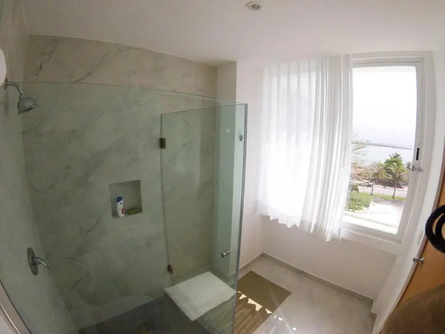 Estudio 2A Sobre La Playa, Piscina, Gimnasio, Excelente Opcion Cancún 0*,  Meksyk